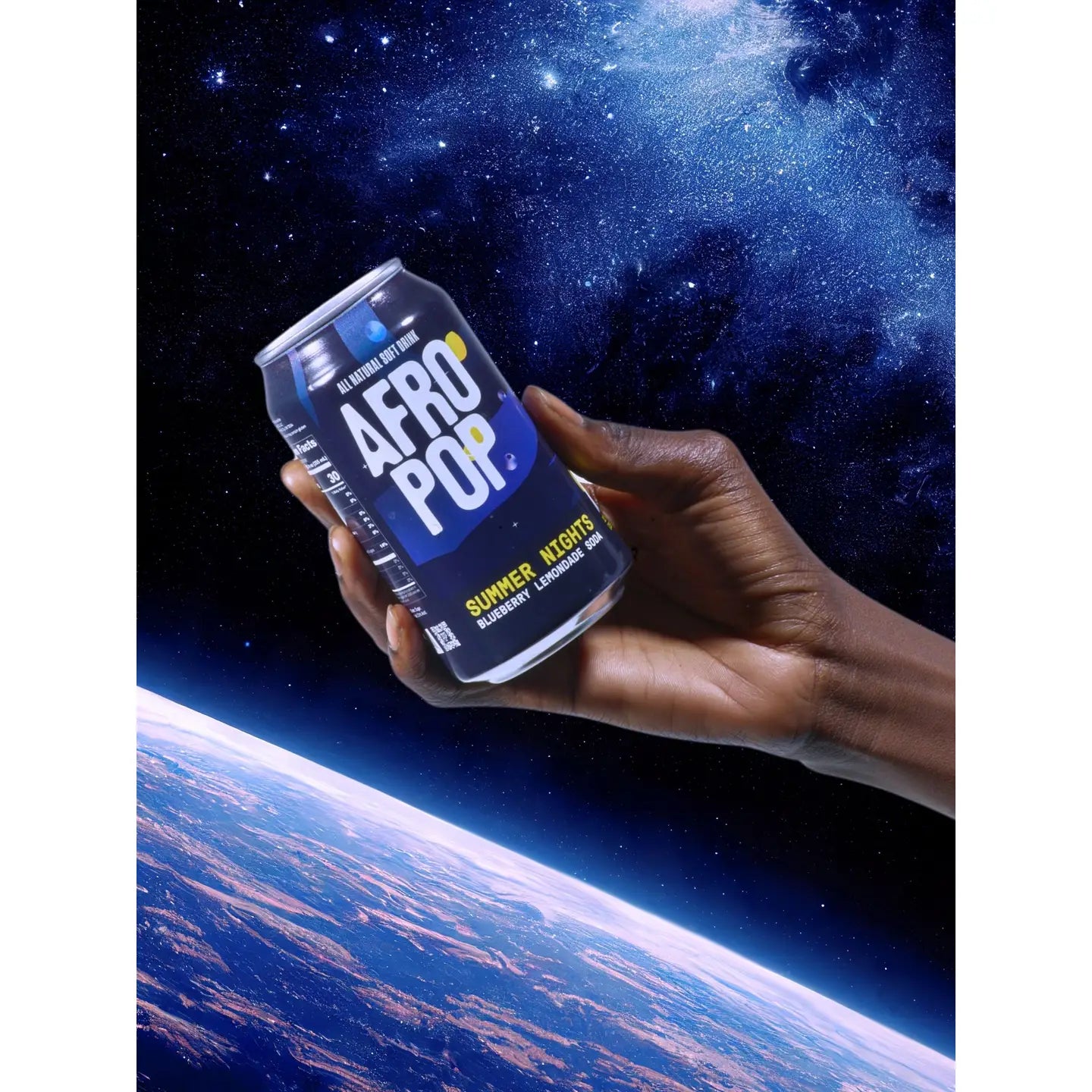 AFROPOP Summer Nights: Blueberry Lemonade Soda 8ct