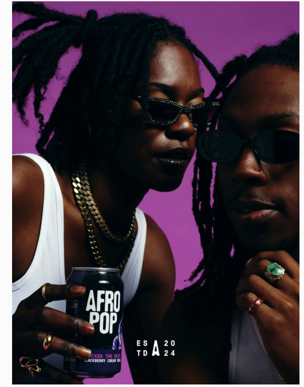 AFROPOP Blvcker the Berry: Blackberry Cream Soda 8ct