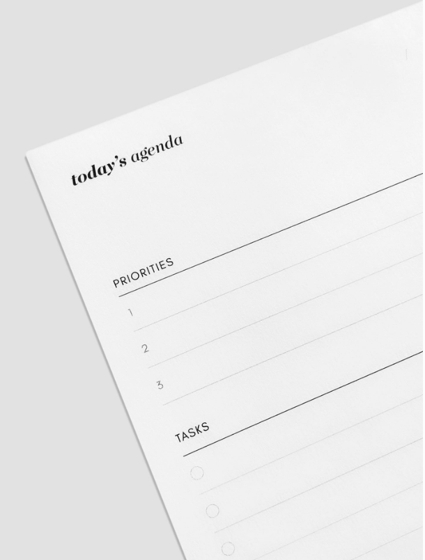 Cloth + Paper: Prioritize Yours Notepad