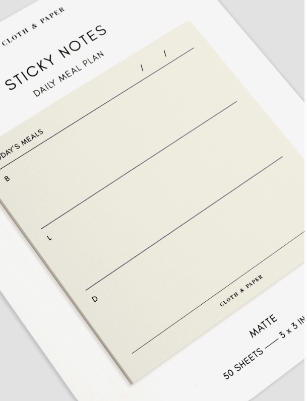Cloth + Paper: Daily Meal Planner