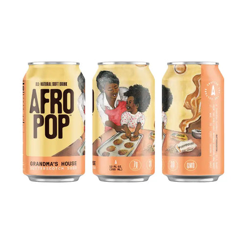 AFROPOP Grandma's House: Butterscotch Soda 8ct