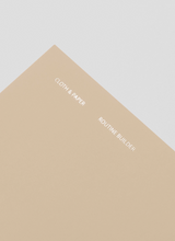 Cloth + Paper: Routine Builder Notebook