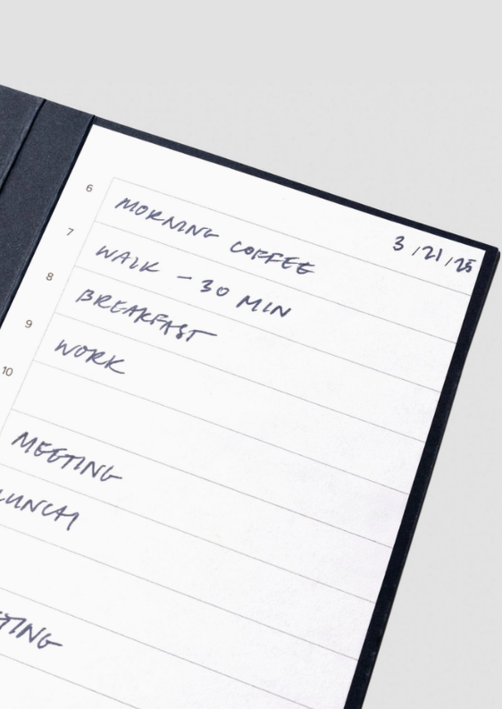 Cloth + Paper: Time Blocker